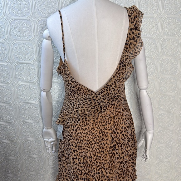 CHARLES HENRY | Tiered Leopard Print Ruffle Dress, Size M, NWT - Picture 12 of 16